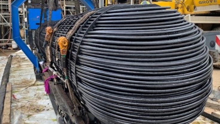 A dirty heat exchanger from a refinery