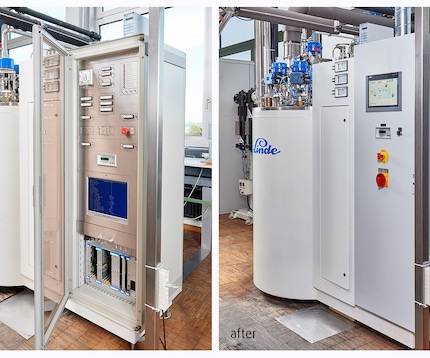 Updated Control unit of the 1999 plant